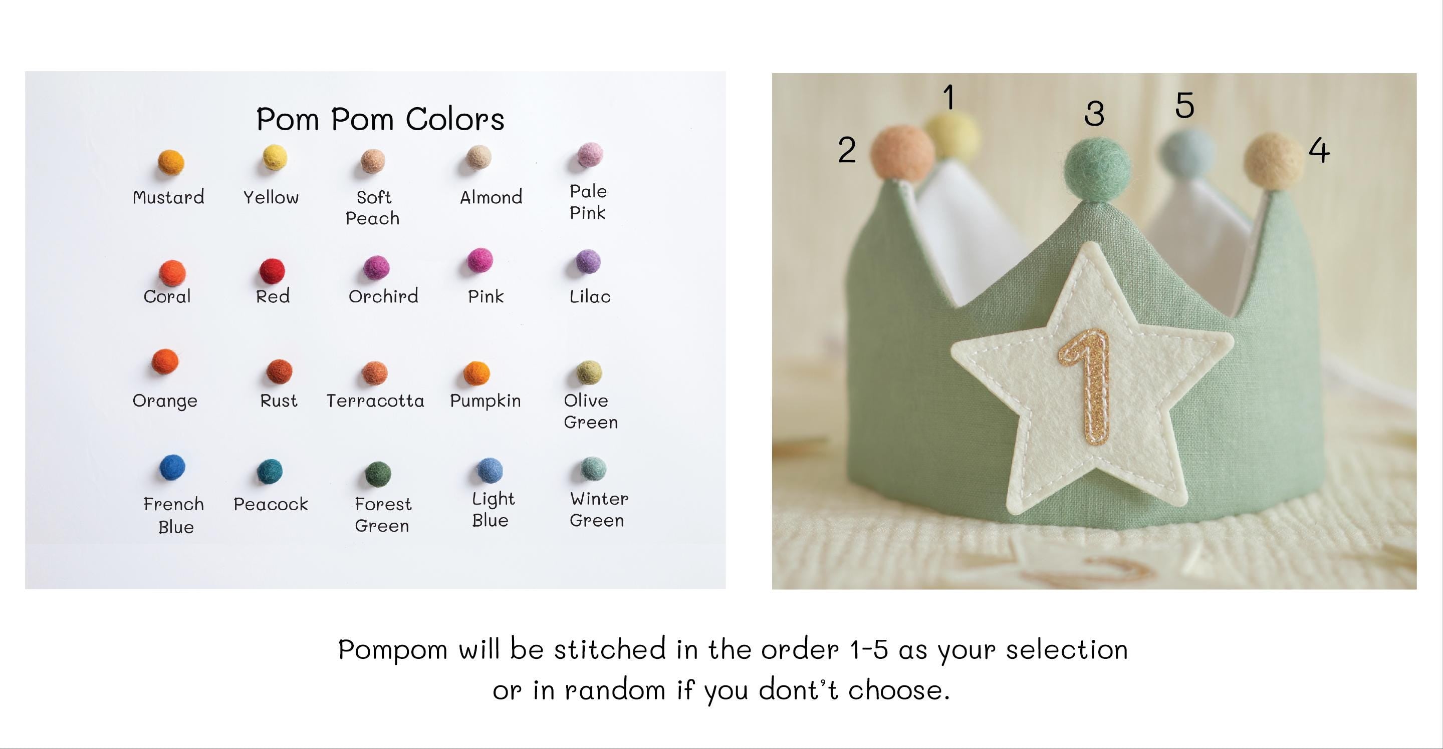 Number and Star Custom Linen Crown for Kids & Children's Birthday, Personalized Gifts, Keepsake for First Birthday Party, Special Occasions