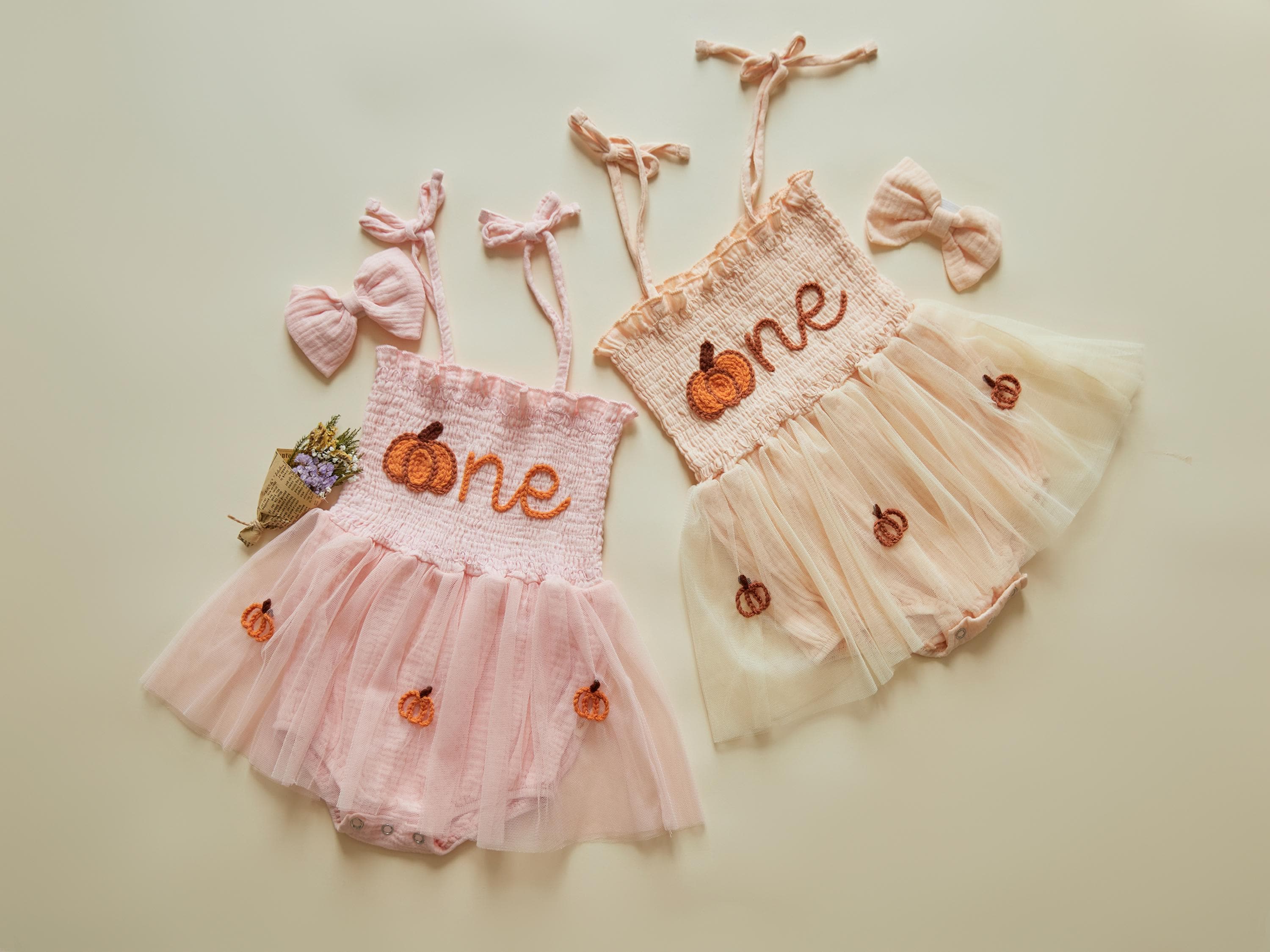 First Birthday Romper, 1st Birthday Outfit, Hand-embroidered One Romper, Personalized Baby Dress, Customized Baby Girl Dress, Gift for B-day