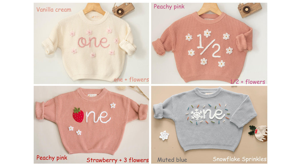 Hand Embroidered Linen Crown for Kids and Children's Birthdays, Personalized Gifts | Keepsake for First Birthday Party and Special Occasions