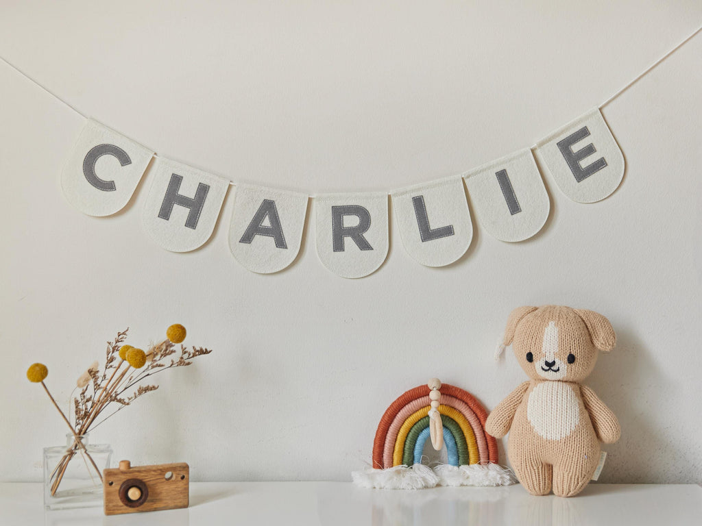 Adds on for the Personalized Name Bunting, Nursery Banner, Felt Name Garland, Nursery Decor, Custom Felt Bunting, Pastel Name Garland Banner