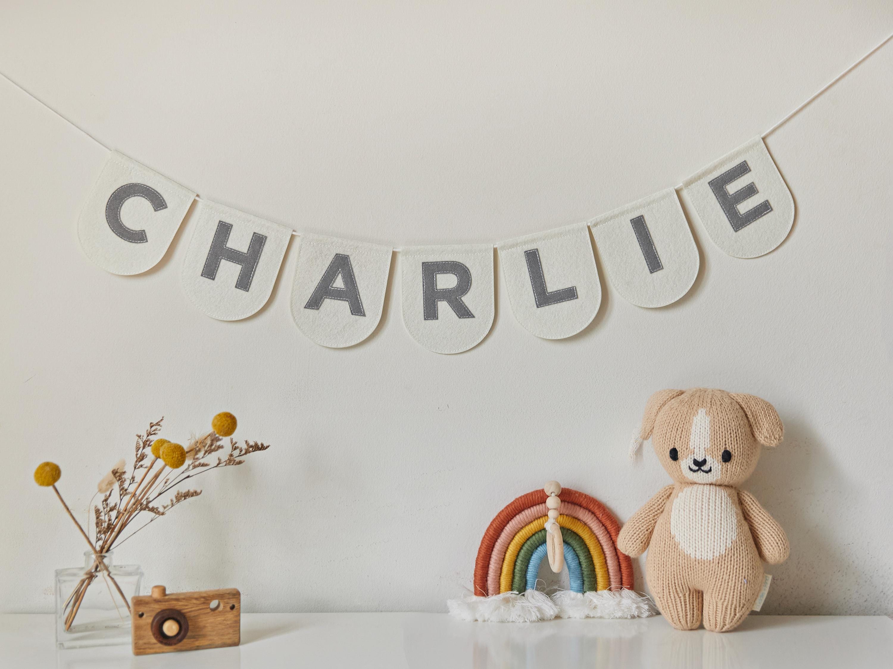 Adds on for the Personalized Name Bunting, Nursery Banner, Felt Name Garland, Nursery Decor, Custom Felt Bunting, Pastel Name Garland Banner