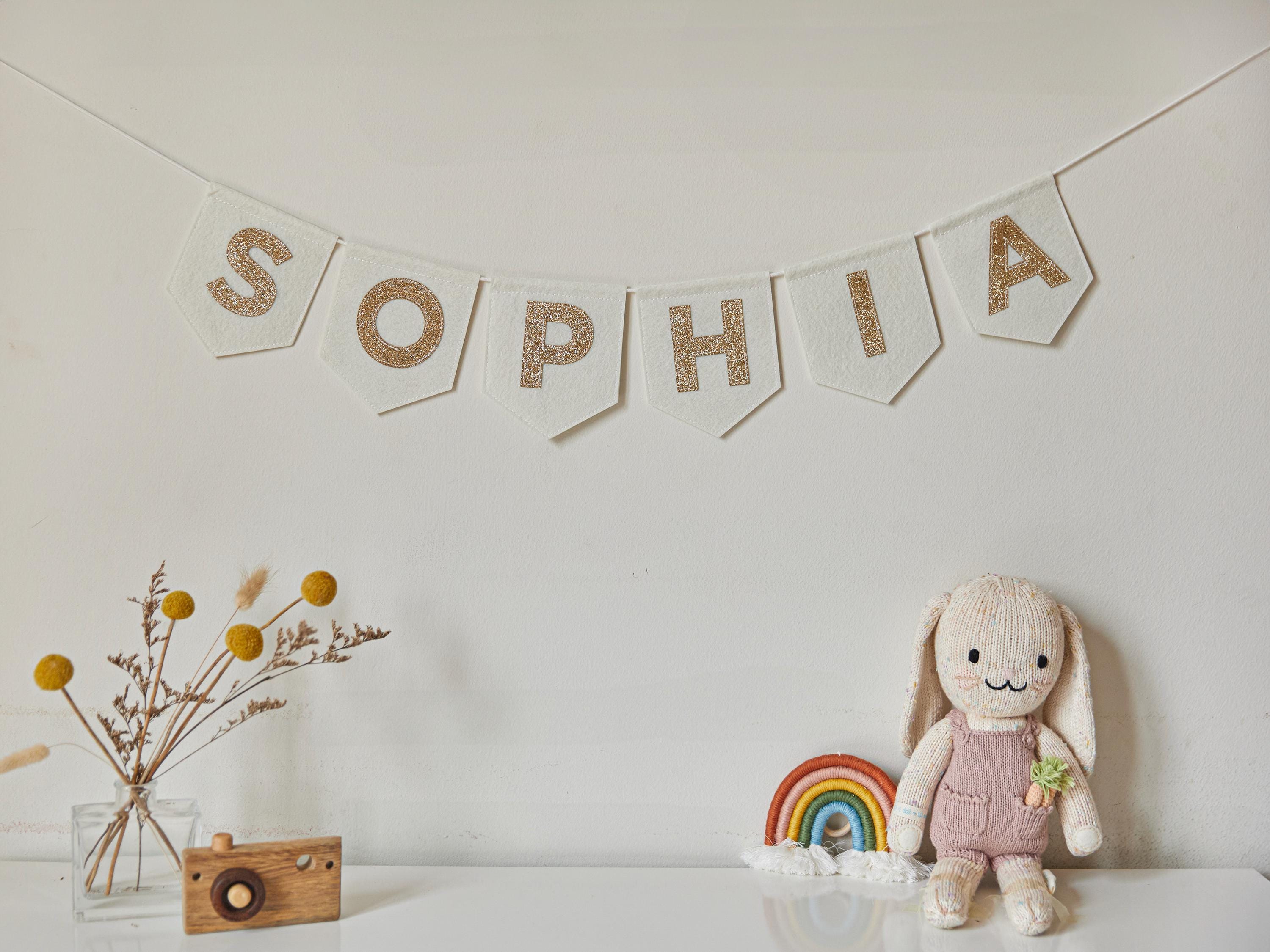 Adds on for the Personalized Name Bunting, Nursery Banner, Felt Name Garland, Nursery Decor, Custom Felt Bunting, Pastel Name Garland Banner