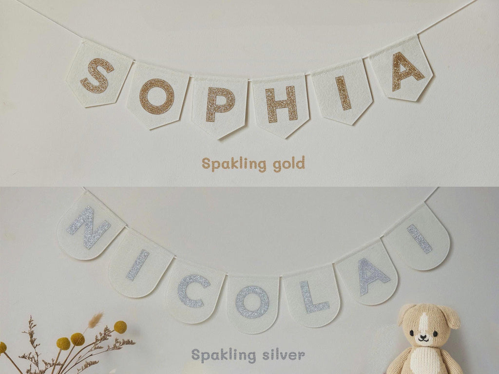 Personalized Name Bunting, Nursery Banner, Felt Name Garland, Nursery Decor, Custom Felt Party Bunting, Pastel Rainbow Name Garland /Banner